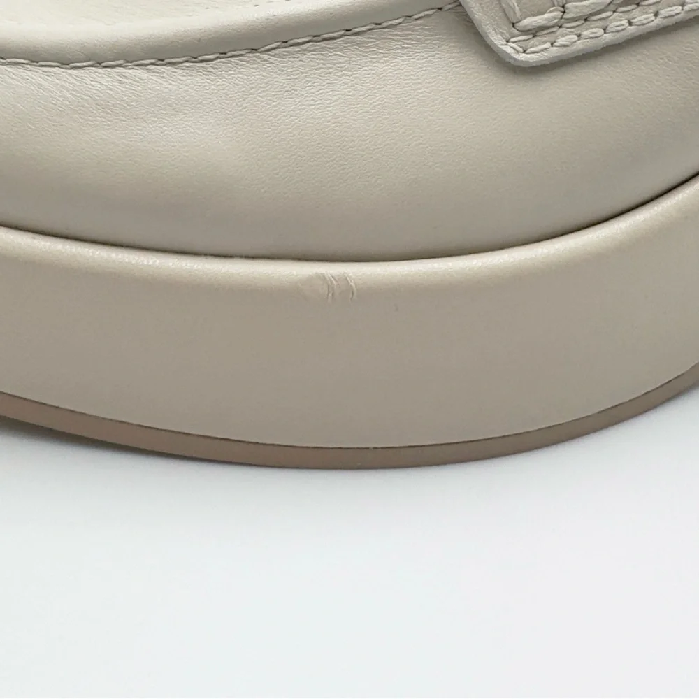 NEW Dolce Vita Yanni Platform Loafer Shoes Round Toe Women's Ivory Size US 7.5 - Picture 11 of 12